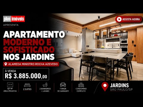 Vídeo do imóvel — Todo reformado e mobiliado - Acabamento de primeira
