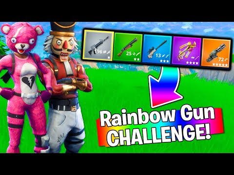 Fortnite ITA - RAINBOW GUN CHALLENGE!!