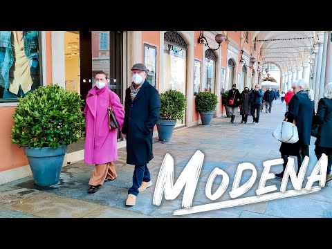 MODENA. Italy - 4k Walking Tour around the City - Travel Guide. trends, moda #Italy