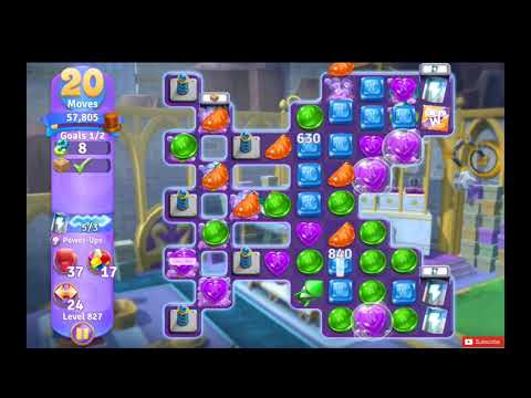 Wonka's World of Candy Level 827 NO BOOSTERS - A S GAMING ✔