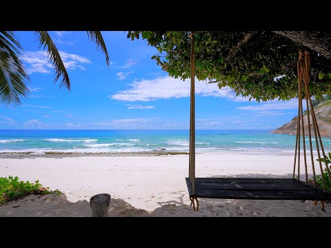 🏝 Paradise Found: Seychelles Beach and Crystal Turquoise Waters. Ocean 4K Ultra HD