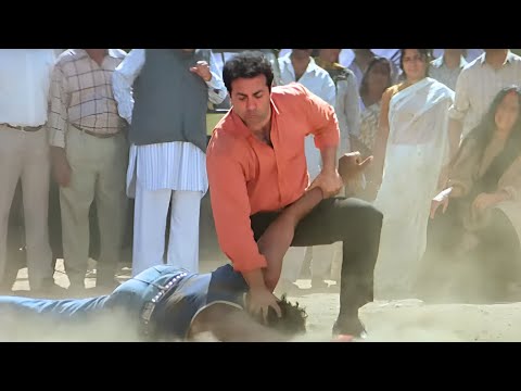 कात्या के राइट हैंड को काशी ने किया चारो खाने चित्त - Sunny Deol Action Scene - Ghatak Movie Scene