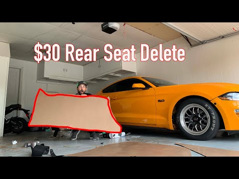 2018/2019 Mustang $30 Rear Seat Delete!