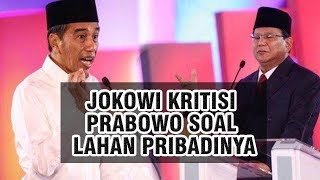 Dikritisi soal Pembagian Lahan, Jokowi Sindir Prabowo yang Miliki Lahan Pribadi