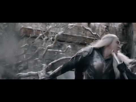 The Hobbit: Battle of the Five Armies - Elven king Thranduil Epic Fighting