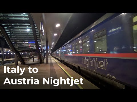 Nightjet 40294 Roma Termini to Wien HBF Arriving at Klagenfurt HBF in Austria