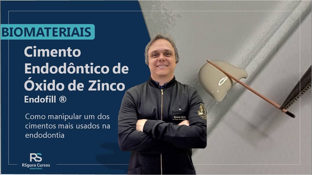 Cimento endodôntico à base de óxido de zinco e eugenol. Endofill. Manipulação.