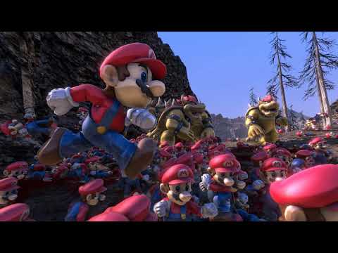 50 Bowsers vs. 60,000 Super Marios || Ultimate Epic Battle Simulator