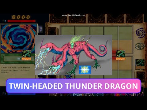 Yugioh! Power of chaos - Bakura the soul collector/ FUSION deck: twin-headed thunder dragon