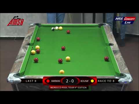 Morocco Pool Tour   LAST 8   Y  AMRANI VS Amine BF
