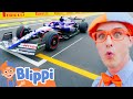 BLIPPI S F1 RACECAR Blippi Challenges And Games For Kids
