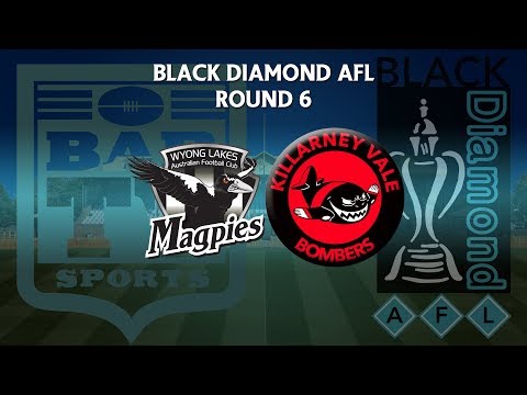2018 BDAFL game 1 - Round 6 - Wyong Lakes Magpies v Killarney Vale