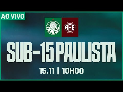 JOGO COMPLETO | PALMEIRAS 5 X 1 FERROVIÁRIA | PAULISTA SUB-15 2025