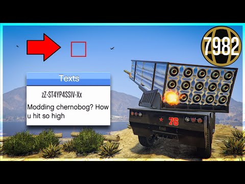 Trolling Rank 8000's With My "Modded" Chernobog on GTA Online