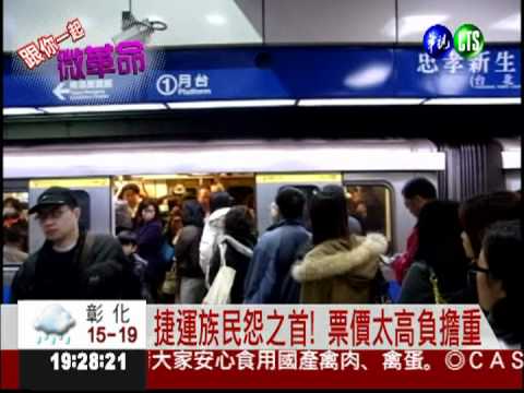 捷運族心聲! 票貴.無禮.動線亂