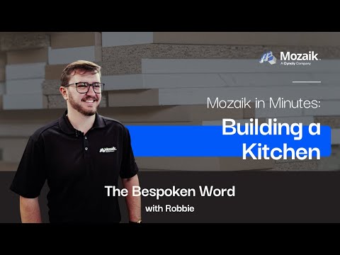 Mozaik in Minutes: Building a Kitchen