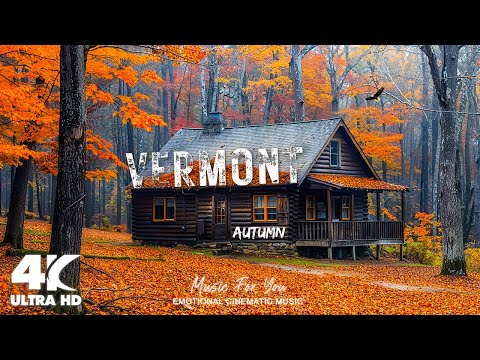 🍂Vermont 4K - Most Beautiful Autumn Video in Vermont in 4K UHD🍂