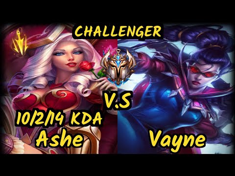 Theusma (ASHE) vs VAYNE - 10/2/14 KDA BOTTOM ADC CHALLENGER GAMEPLAY - BR