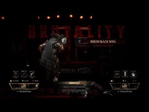 Mortal kombat 11 erron black brutality tutorial:  bear trap