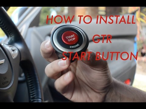 Project Z: 370Z GTR start button & light install