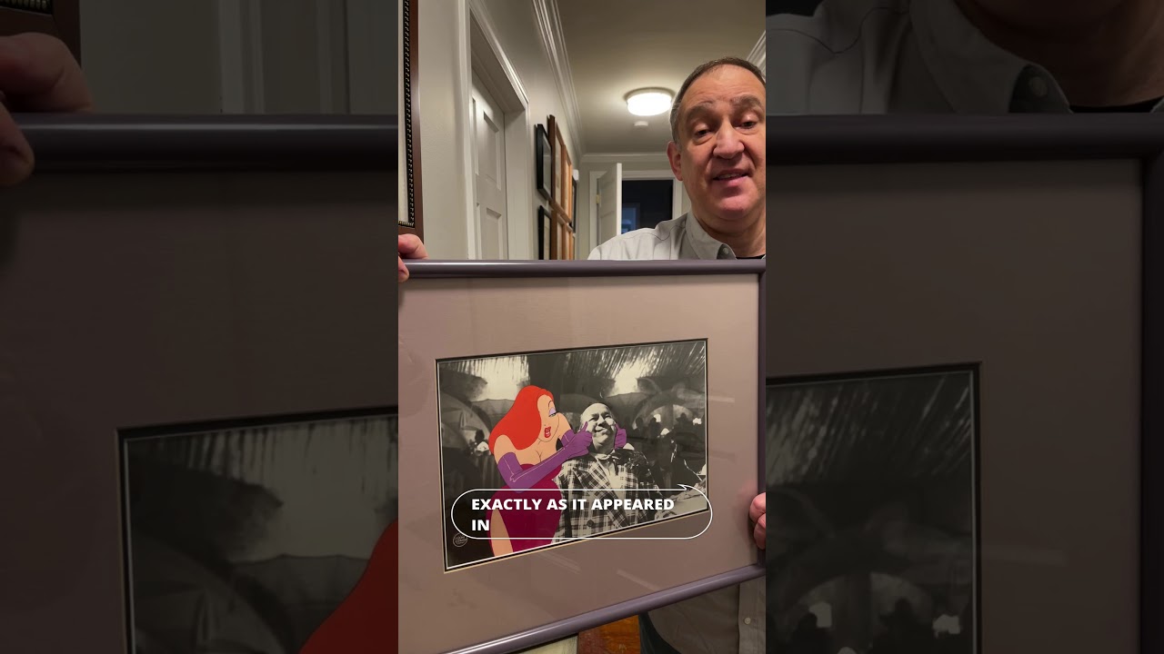 Who Framed Roger Rabbit Original Production Cel Used to Make the Film in 1988.