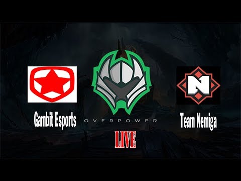 Dota 2 Live🔴 Gambit Esports vs Nemiga || OverPower Cup EU #3