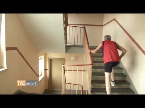 Lokalmatadoren gewinnen 3. Zwickauer Hochhaustreppenlauf