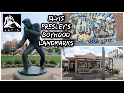 Elvis Presley childhood landmark sites in Tupelo, Mississippi