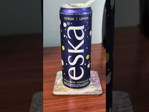 Eska Canadian 🇨🇦 Brand Lemon 🍋 Sparkling Seltzer Water Review