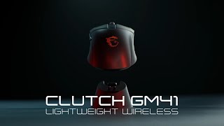 Video 1 of Product MSI Clutch GM41 Lightweight Wireless Gaming Mouse