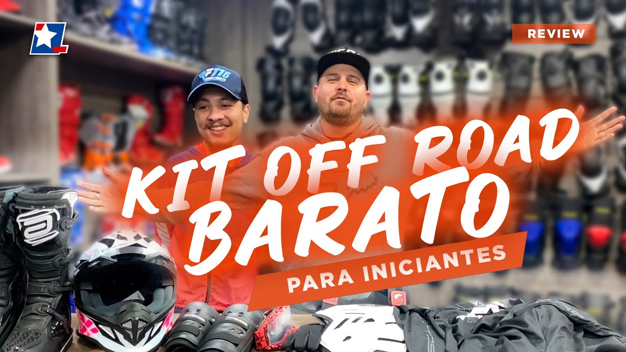 O que você precisa para iniciar no mundo do Motocross Kit completo inicial!