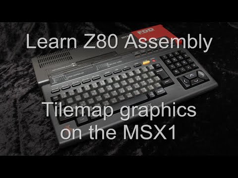 Tilemap graphics on the MSX1 - Z80 Assembly Lesson P10