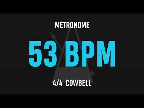 53 BPM 4/4 - Best Metronome (Cowbell)