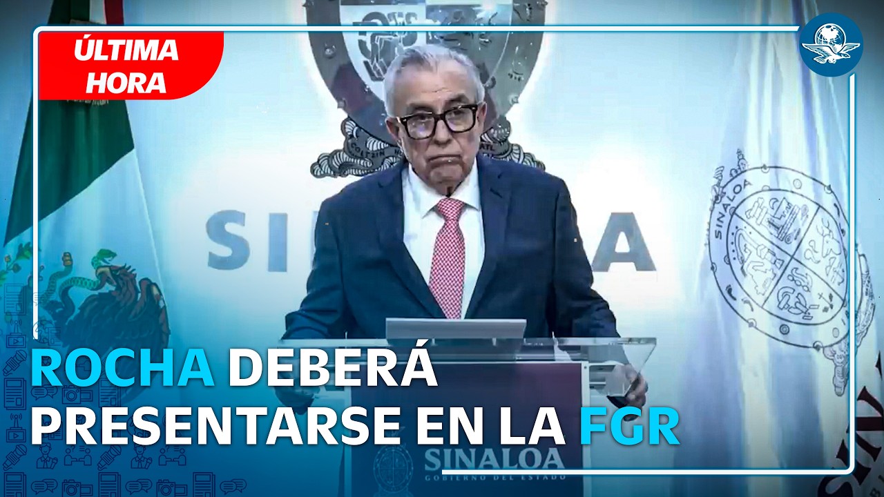 Rubén Rocha es citado en la FGR para declarar por las acusaciones de EU en su contra