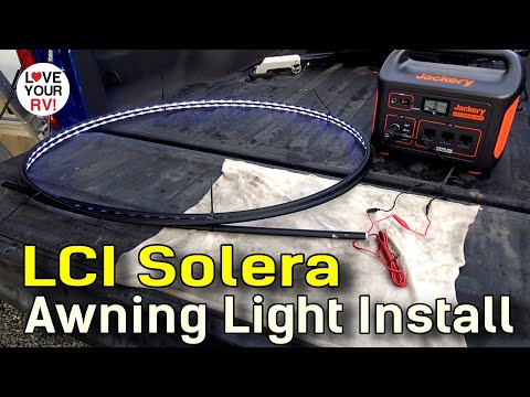 LCI Solera Awning Light Install + Extra Power Switch Mod