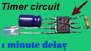 How to make a timer circuit/delay timer circuit use 555 timer IC