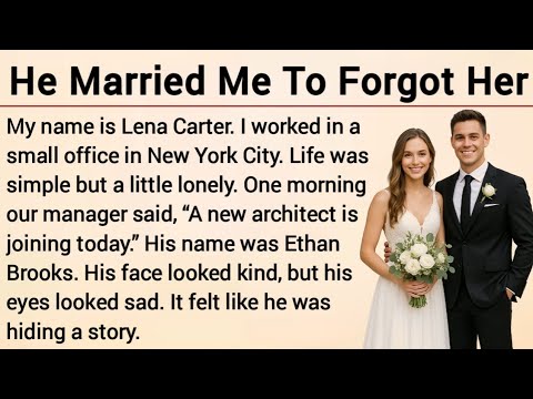 He Married Me To Forgot Her | Learn English Through Story Level 3 | English Story | Listen English