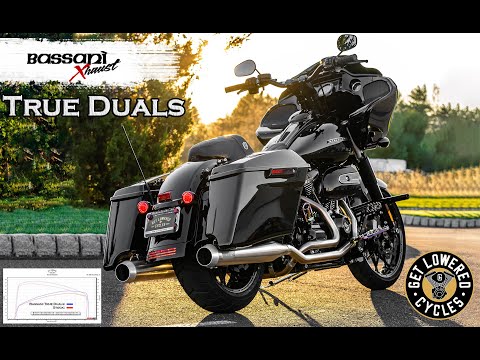 Bassani True Duals Stainless Exhaust System - 2020 Harley Road Glide