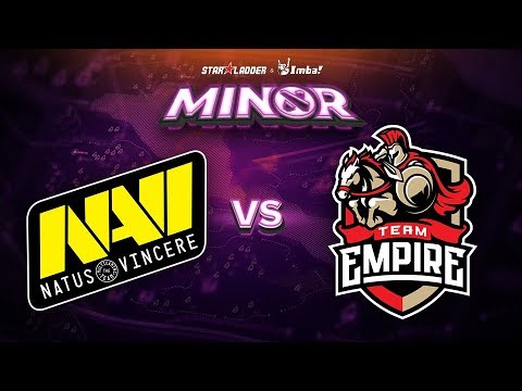 NaVi vs Empire Game 1 - SL ImbaTV Minor CIS Qualifier: Semifinals