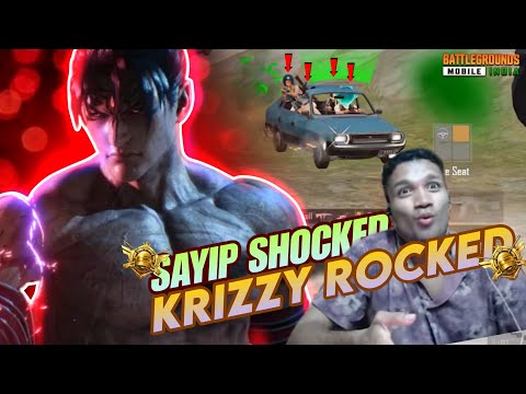 Sayip shocked 🤯 Krizzy rocked 🥶⚡️ | [vs Streamers] | Classics and ultimate 🌪️ | BGMI ⚔️ 🪽