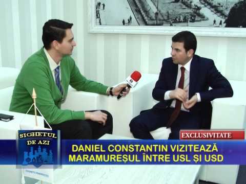 Sighetul de Azi 24 Februarie - Daniel Constantin viziteaza Maramuresul intre USL si USD