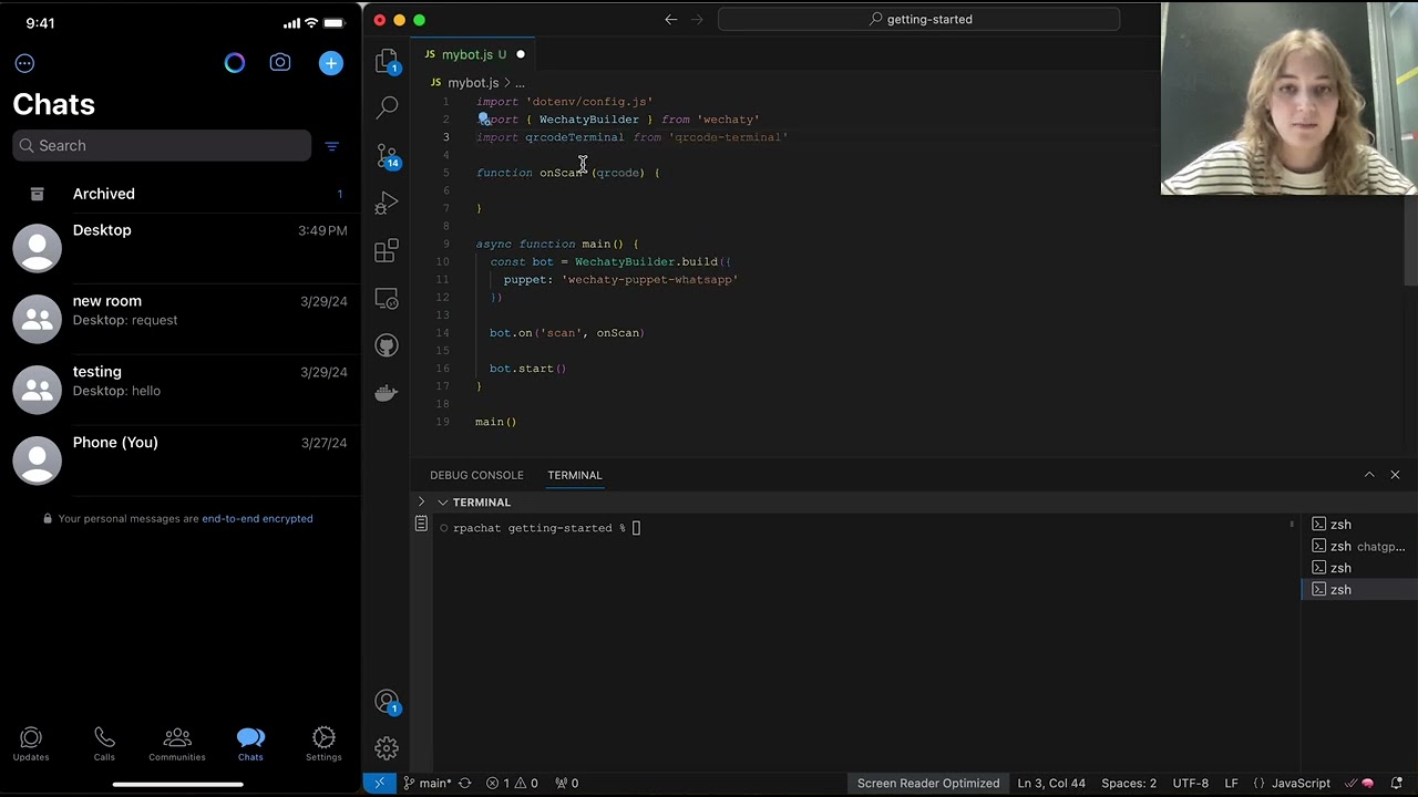 Wechaty Getting Started Tutorial 1: Building your Wechaty Bot