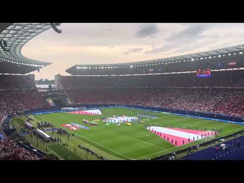 Austrian National Anthem | Euro 2024 | Poland v Austria