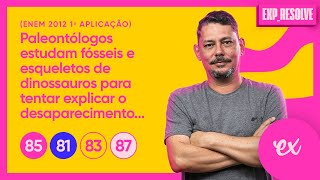 Enem Paleontólogos Estudam Fósseis