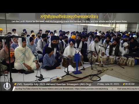 079 Giani Gurdev Singh Jee Australia @ Friday AM Toronto July 2023 Annual Akhand Keertan Smaagam