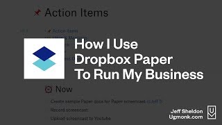 How I Use Dropbox Paper to Run My Business