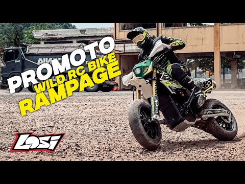 Losi Promoto-SM Takes Over an Abandoned Building | Next-Level RC Motorcycle Action 🏍️🔥