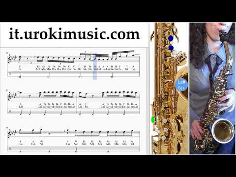 Corso di Sassofono Tenore Ozuna x Romeo Santos - El Farsante Remix Tablature Tab um-i276