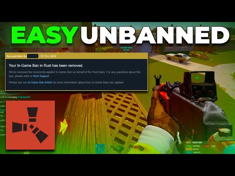 (✔️EASY) How To Get UNBANNED On Rust!