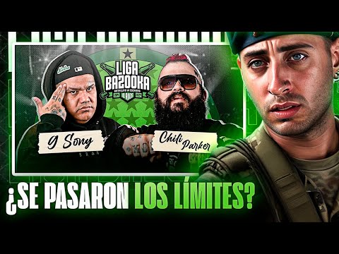 DEMASIADO DURO 😶 BLON REACCIONA A CHILI PARKER VS G SONY EN LIGA BAZOOKA 🪖